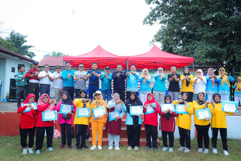 SENAM BERSAMA DALAM RANGKA HKN 2025 DI KEC.BUKIT KAPUR KOTA DUMAI