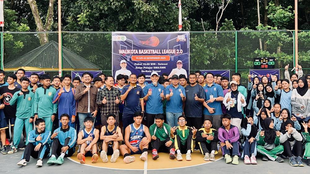 Pembukaan Basketball League Di Kota Dumai Tahun 2025
