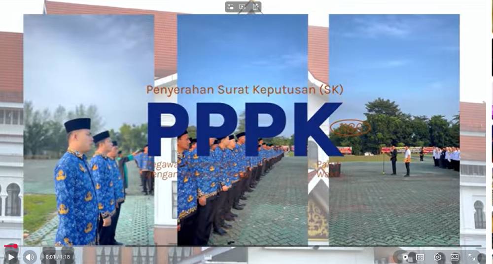 Penyerahan Surat Keputusan PPPK Paruh Waktu Di Kota Dumai Tahun 2026