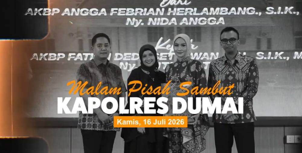 Malam Pisah Sambut Kapolres Dumai Tahun 2026