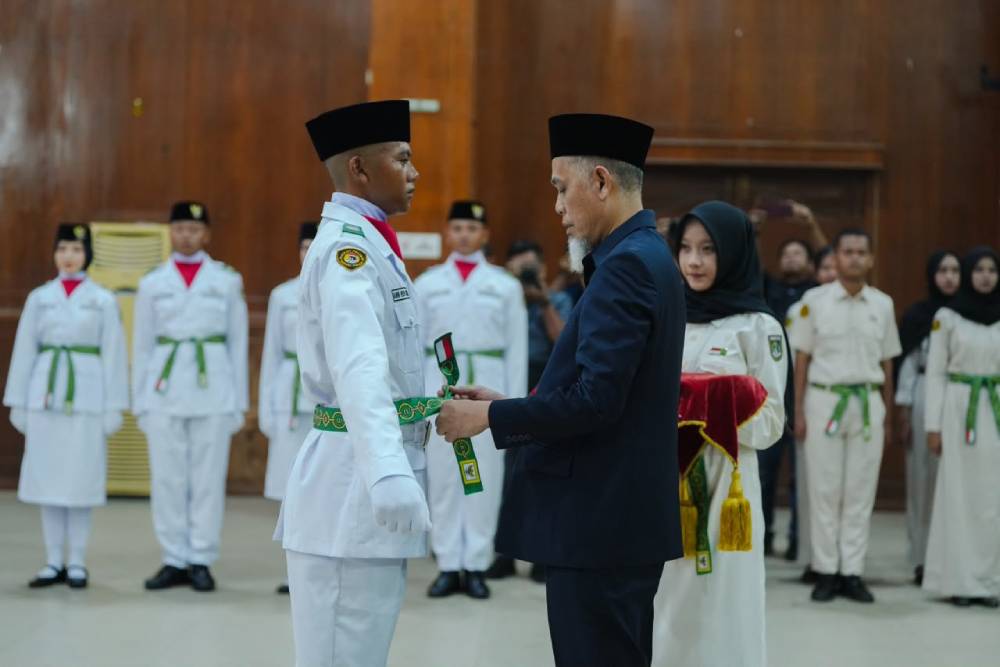 Pengukuhan Paskibraka HUT RI Ke 81 Tahun 2026 Di Kota Dumai